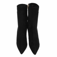Damen High-Heel Stiefeletten - black