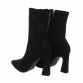Damen High-Heel Stiefeletten - black