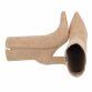 Damen High-Heel Stiefeletten - beige