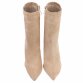 Damen High-Heel Stiefeletten - beige - 12 Paar