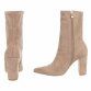 Damen High-Heel Stiefeletten - khaki