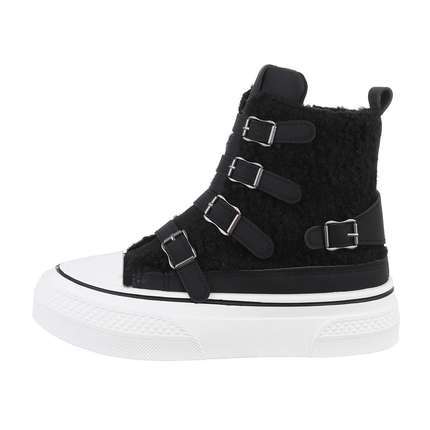 Damen Schnrstiefeletten - black Gr. 37