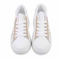 Damen Low-Sneakers - gold