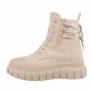 Damen Schnürstiefeletten - beige - 12 Paar