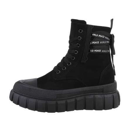 Damen Schnürstiefeletten - black
