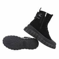 Damen Schnürstiefeletten - black