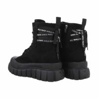 Damen Schnürstiefeletten - black