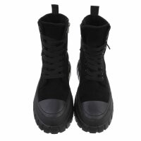 Damen Schnürstiefeletten - black