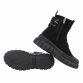 Damen Schnürstiefeletten - black