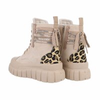 Damen Schnürstiefeletten - beige