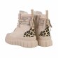 Damen Schnürstiefeletten - beige