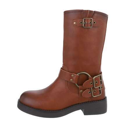 Damen Western- & Bikerboots - camelpu Gr. 38