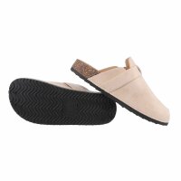 Damen Pantoletten - beige