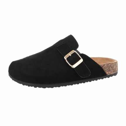 Damen Pantoletten - black - 12 Paar