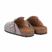 Damen Pantoletten - grey