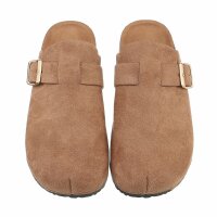 Damen Pantoletten - khaki