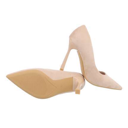 Damen High-Heel Pumps - beige