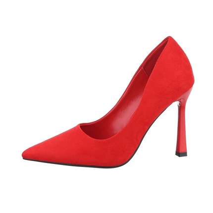 Damen High-Heel Pumps - red Gr. 40