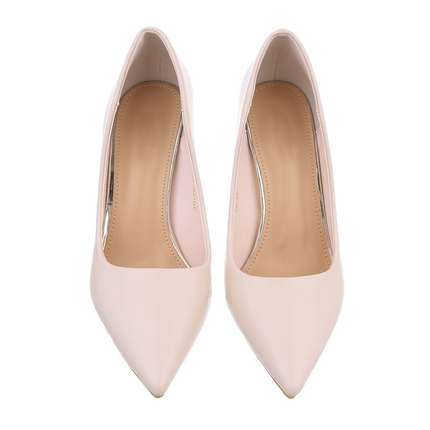 Damen High-Heel Pumps - beige