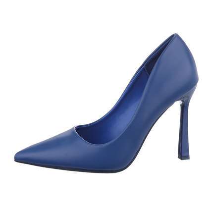 Damen High-Heel Pumps - blue Gr. 38