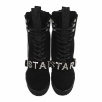 Damen Keilstiefeletten - black