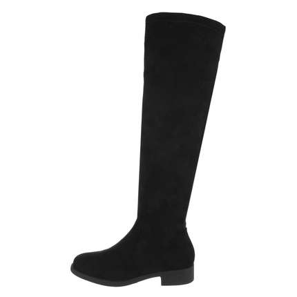 Damen Overknee-Stiefel - black