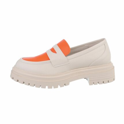 Damen Slipper - orange Gr. 40