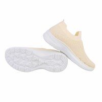 Damen Low-Sneakers - beige