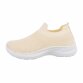 Damen Low-Sneakers - beige Gr. 36