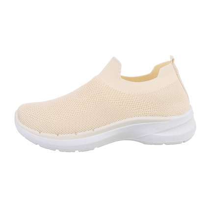 Damen Low-Sneakers - beige Gr. 40