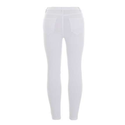 Damen High Waist Jeans von Laulia - white