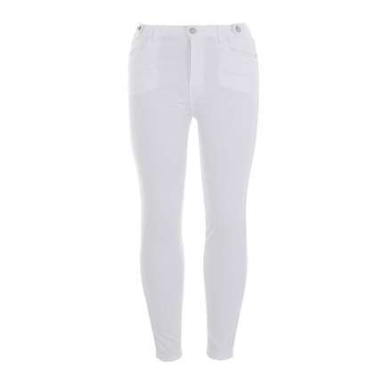 Damen High Waist Jeans von Laulia Gr. S/36 - white