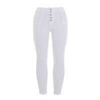 Damen High Waist Jeans von Laulia - white