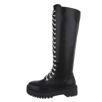 Damen Schnrstiefel - black