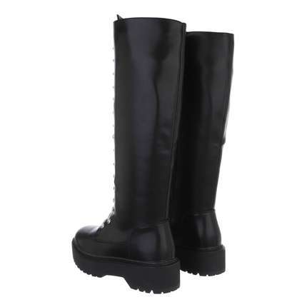 Damen Schnrstiefel - black