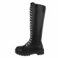 Damen Schnürstiefel - black Gr. 39