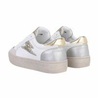Damen Low-Sneakers - gold