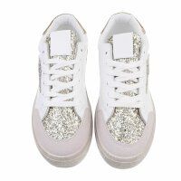 Damen Low-Sneakers - gold