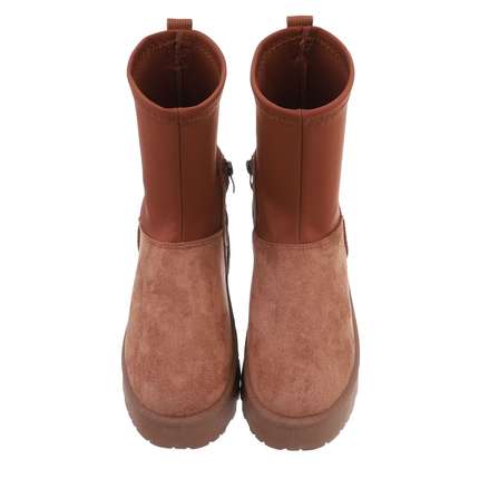 Damen Winterstiefeletten - camel