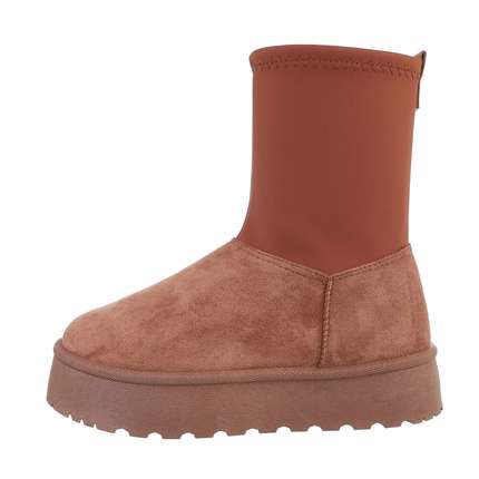 Damen Winterstiefeletten - camel - 12 Paar