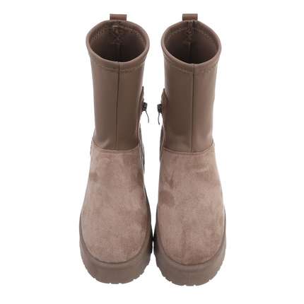 Damen Winterstiefeletten - khaki