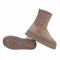 Damen Winterstiefeletten - khaki