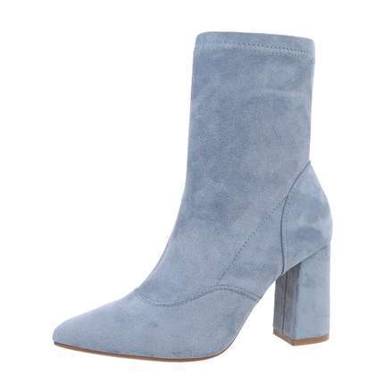 Damen High-Heel Stiefeletten - blue