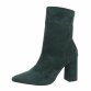 Damen High-Heel Stiefeletten - olive