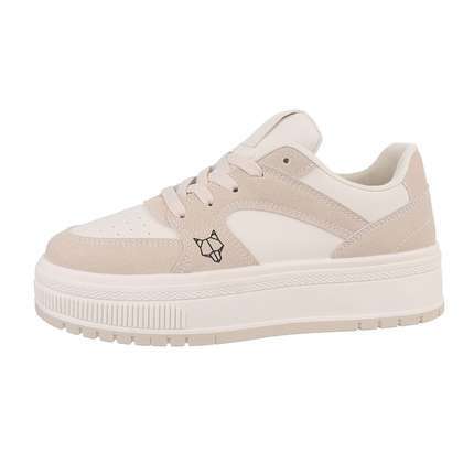 Damen Low-Sneakers - beige