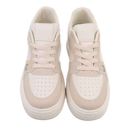 Damen Low-Sneakers - beige