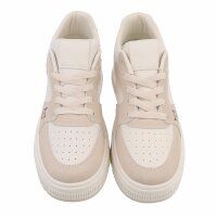 Damen Low-Sneakers - beige