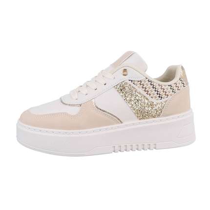 Damen Low-Sneakers - beige