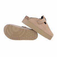 Damen Pantoletten - khaki