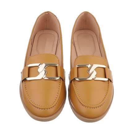 Damen Slipper - camel